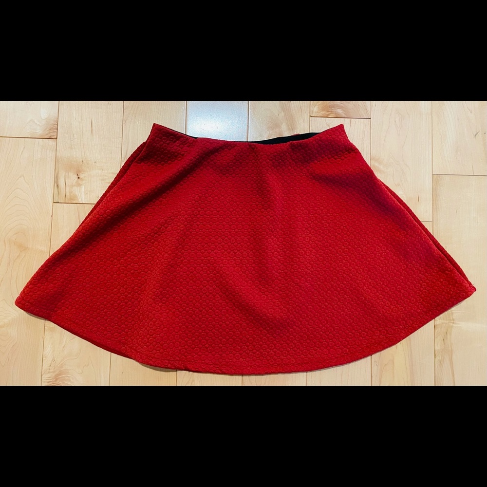 Zara Girls Red Skirt